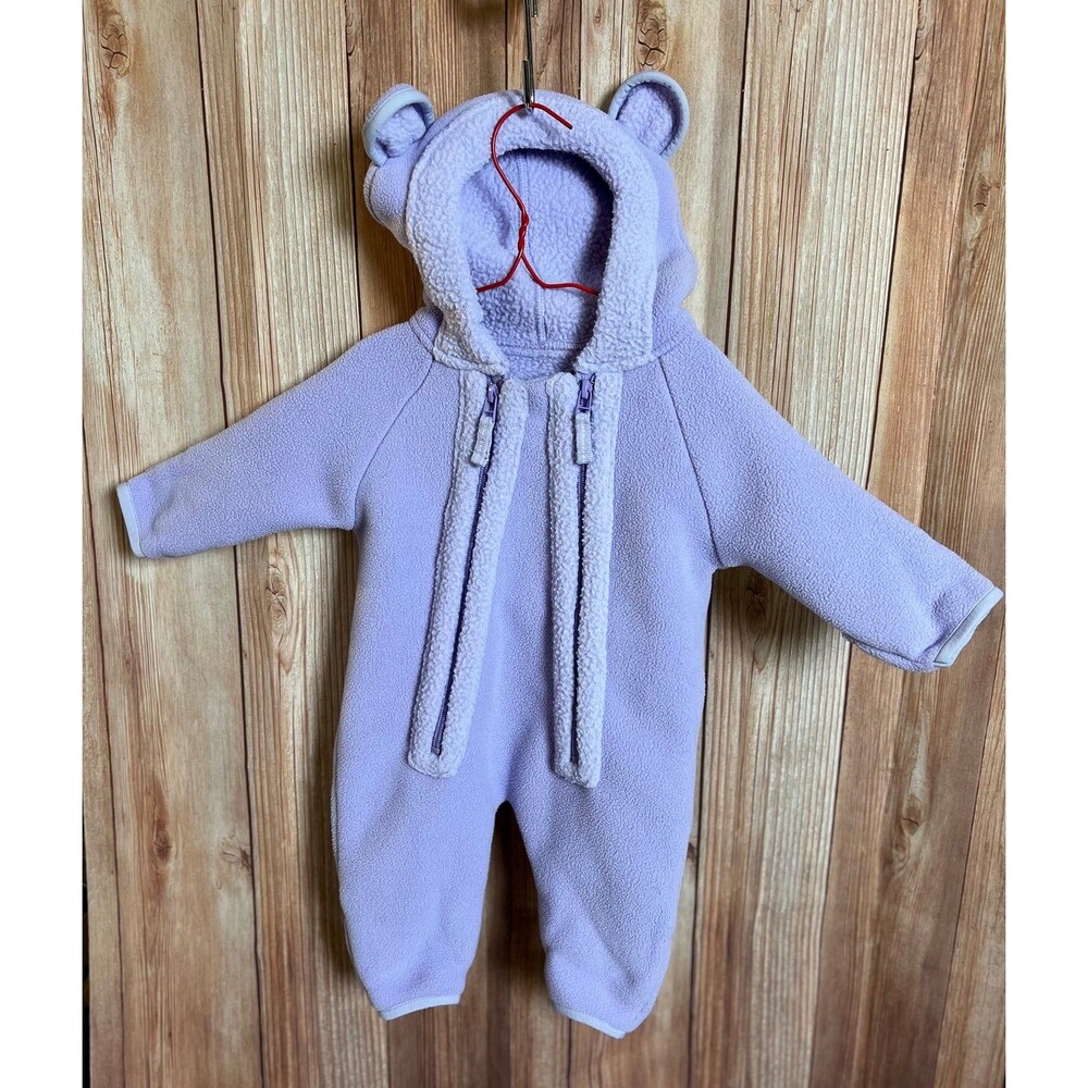 L.L. BEAN Snowsuit Hooded Fleece Ones Size 0 - 3 M (Bx 6)